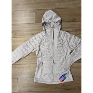 Women’s S Small Columbia White Out FS Hybrid Hooded Jacket Omni Heat Coat NWT